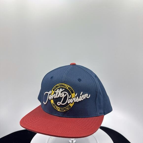 The Tenth Division Snapback Cap in Navy - Picture 1 of 8